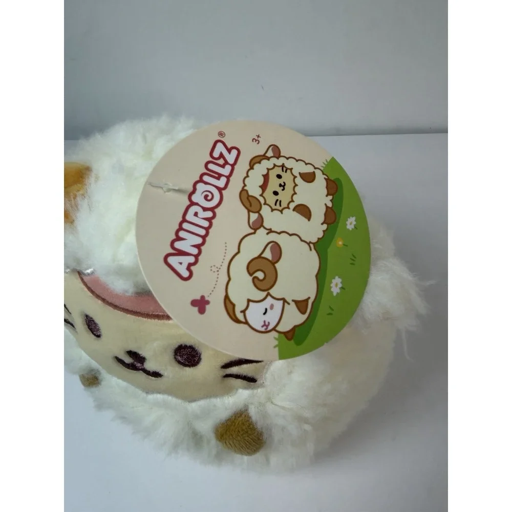 Anirollz Round1 Exclusive Plush Kittiroll in‎ Sheep Ram Costume 6